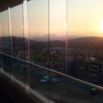 Cierres de Cristal Plegable