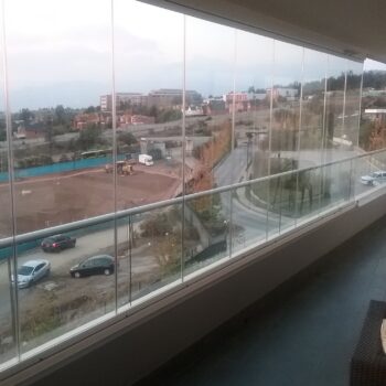 Cierres de Cristal Plegable